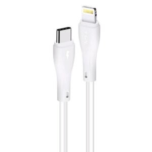 Kabel Data Charging Type C to iP V-GeN CLB-03 1 Meter CLB-04 2 Meter Fast Charging PD27W 3A