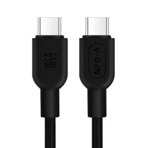 Kabel Data Type C To Type C V-GeN VCB-63 2 Meter VCB-64 3 Meter Super Fast Charging PD65W QC4.0+