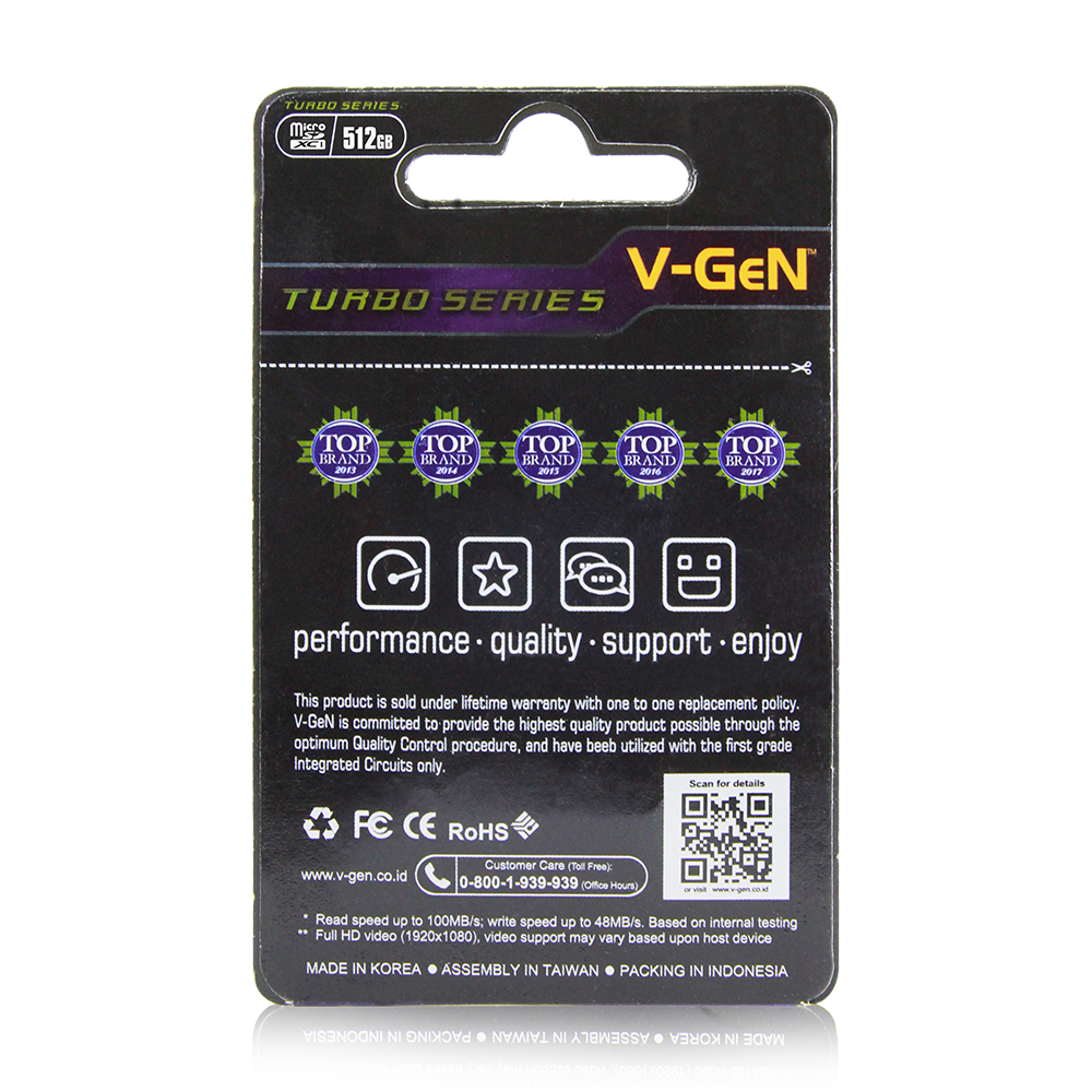MicroSD V-GeN Turbo Class10 UHS1 8GB 16GB 32GB 64GB 128GB 256GB 512GB 1TB 2TB A1 - Image 3