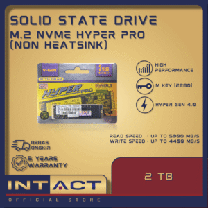 SSD V-GeN Hyper Pro M.2 NVMe Gen3x4 with DRAM 512GB 1TB 2TB Heatsink