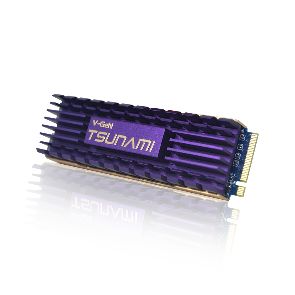 SSD V-GeN Tsunami M.2 NVMe Gen4x4 1TB 2TB 4TB Heatsink - Image 2