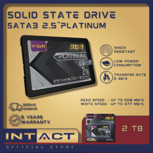 SSD SATA3 V-GeN Platinum Rescue 128GB 256GB 512GB 1TB 2TB 4TB 2.5" Inch
