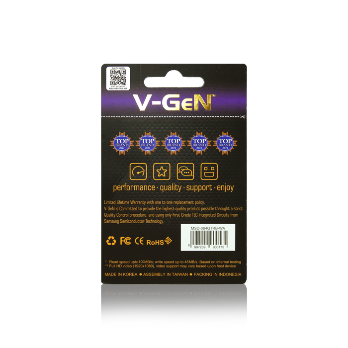 SD Card V-GeN Turbo Class10 UHS1 32GB 64GB 128GB Memori Kamera Digital - Image 2