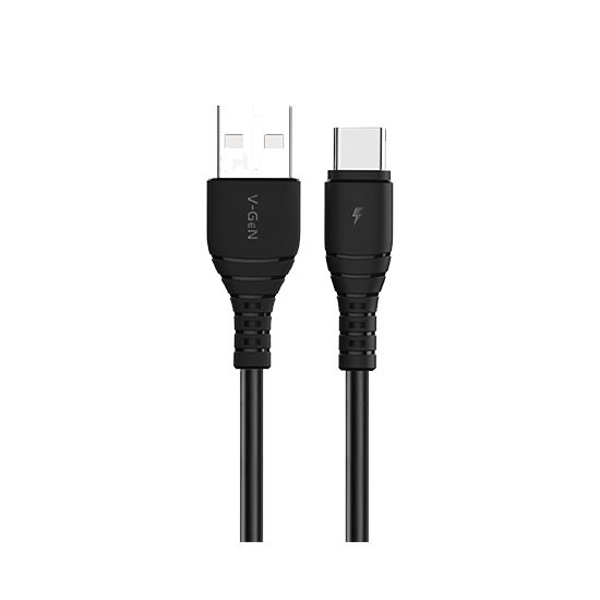 Kabel Data V-GeN USB A to Type C VGC-36 1 Meter 3A VGC-37 2 Meter 2.4A Fast Charging QC 3.0 - Gambar 4