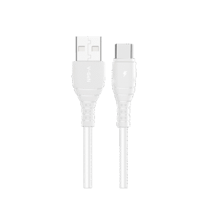 Kabel Data V-GeN USB A to Type C VGC-36 1 Meter 3A VGC-37 2 Meter 2.4A Fast Charging QC 3.0