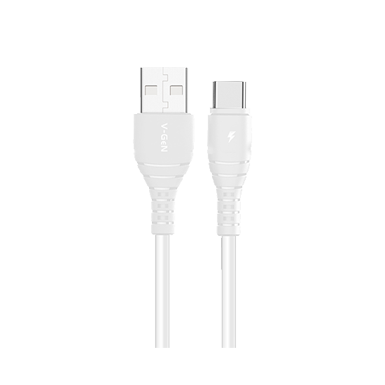 Kabel Data V-GeN USB A to Type C VGC-36 1 Meter 3A VGC-37 2 Meter 2.4A Fast Charging QC 3.0 - Gambar 3
