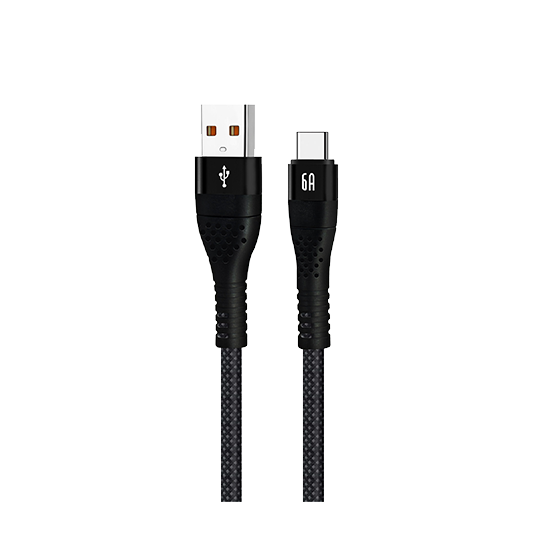 Kabel Data USB A to Type C VGC-41 C to C VGC-42 Super Fast Charging VOOC PD 120W 6A QC 4.0+ Nylon - Gambar 4