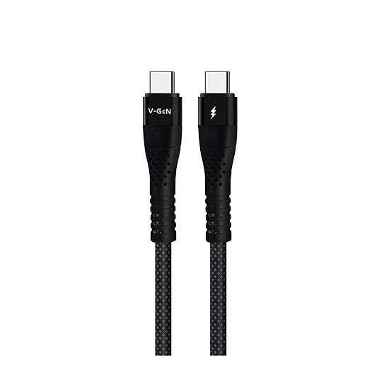 Kabel Data USB A to Type C VGC-41 C to C VGC-42 Super Fast Charging VOOC PD 120W 6A QC 4.0+ Nylon - Gambar 3