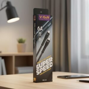 Kabel Data USB A to Type C VGC-41 C to C VGC-42 Super Fast Charging VOOC PD 120W 6A QC 4.0+ Nylon