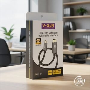 Kabel Type C to HDMI V-GeN VHM-05 1 Meter VHM-06 1,5 Meter VHM-07 2 Meter VHM-08 3 Meter Ultra High Definition 4K 30Hz