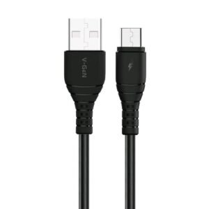 Kabel Data Micro USB V-GeN VGC-34 1 Meter 3A VGC-35 2 Meter 2.4A Fast Charging QC 3.0