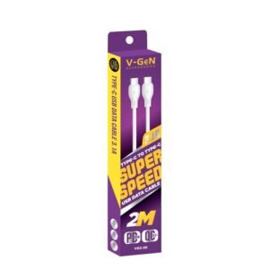 Kabel Data V-GeN VGC-08 Type C to Type C QC 4.0 PD 60W 3.1A 2 Meter