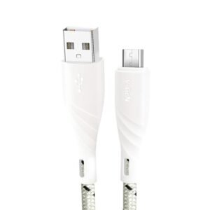 Kabel Data MicroUSB V-GeN VGC-15 3A 1 Meter VGC-16 2.4A 2 Meter Fast Charging QC3.0 Nylon