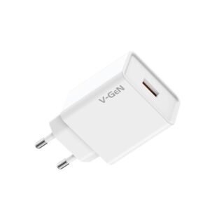 Adaptor Travel Charger V-GeN VTC1-35 QC3.0 18W Fast Charging VOOC AFC FCP Super Flash FREE Type C Cable