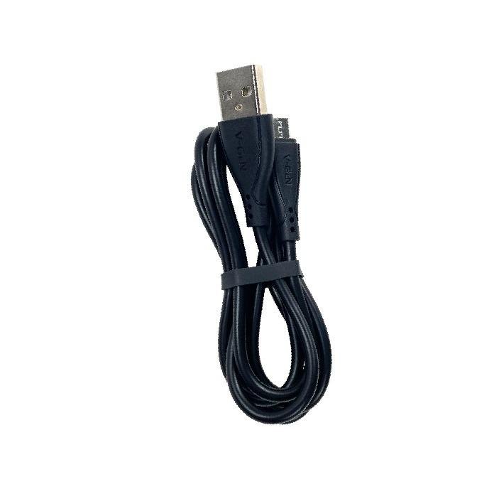 Kabel Data MicroUSB V-GeN JCM3-02 Pipih JCM3-03 Bulat Fast Charging QC3.0 2.4A 1 Toples Isi 30 Pcs - Image 5