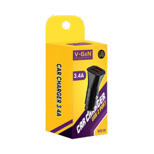 Car Charger V-GeN VCC2-24 VCC2-31 Dual Port USB 3.4A