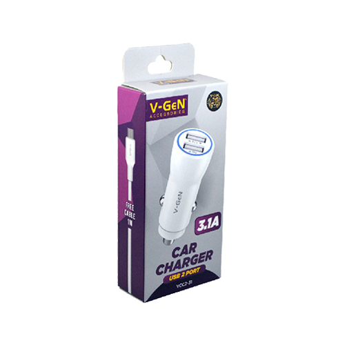 Car Charger V-GeN VCC2-24 VCC2-31 Dual Port USB 3.4A - Image 2