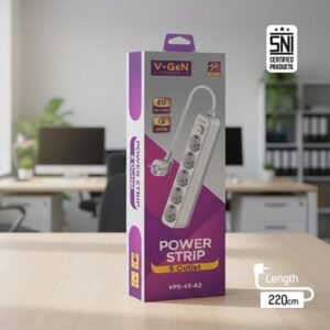Power Strip V-GeN VPS-43 44 45 46 48 Stop Kontak 3/4/5/6 Lubang Socket Outlet EU Port SNI
