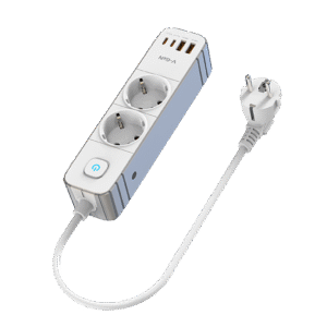 Power Strip V-GeN VPS-22-A2 Stop Kontak 2 Lubang EU Outlet 2500W 2 USB A Port 2 Type C SNI