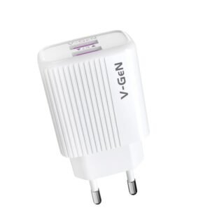 Adaptor Travel Charger V-GeN VTC2-16 VTC2-21 VTC2-25 VTC2-27 Dual Port USB 2.1A FREE Cable MicroUSB