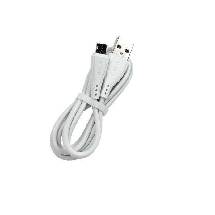 Kabel Data MicroUSB V-GeN JCM3-02 Pipih JCM3-03 Bulat Fast Charging QC3.0 2.4A 1 Toples Isi 30 Pcs - Image 7
