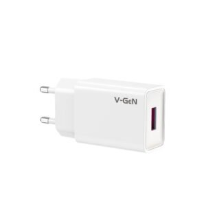 Adaptor Travel Charger V-GeN VTC1-34 1.2A 1 Port USB FREE MicroUSB Cable