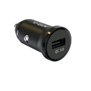 Car Charger V-GeN VCC1-06A VCC1-07A 1 Port USB QC3.0 18 Watt Type C PD 20 Watt