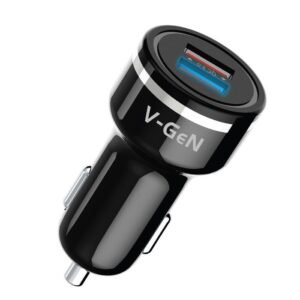 Car Charger V-GeN VCC2-21 Dual USB Fast Charging QC3.0 36 Watt