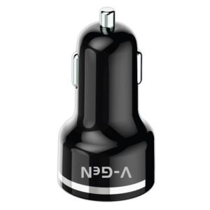 Car Charger V-GeN VCC2-21 Dual USB Fast Charging QC3.0 36 Watt