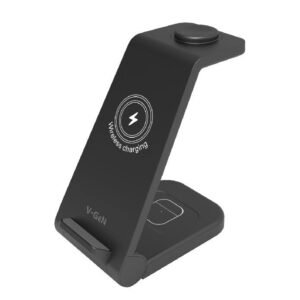 Wireless Charger V-GeN VCW1-03 Fast Charging 3 in 1 PD QC 15W Type C Input