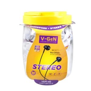 Earphone V-GeN VEP1-40 Wired Headset Handsfree Stereo 1 Toples 30 pcs