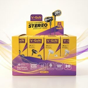 Wired Earphone V-GeN VEP1-48 1 Box isi 20 pcs