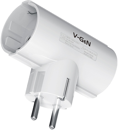 Steker Adaptor Plug V-GeN VST-02 2 Socket VST-03 3 Socket 4000W VST-04 2 Socket On Off 3680WSNI - Image 6
