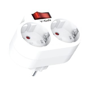 Steker Adaptor Plug V-GeN VST-02 2 Socket VST-03 3 Socket 4000W VST-04 2 Socket On Off 3680WSNI