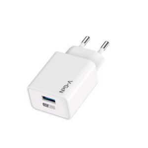 Adaptor Travel Charger V-GeN VTC1-48 Fast Charging QC3.0 18W
