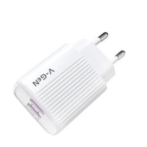 Adaptor Travel Charger V-GeN VTC2-17 VTC2-22 VTC2-26 VTC2-28 Dual Port USB 2.4A FREE Cable MicroUSB
