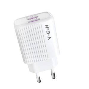Adaptor Travel Charger V-GeN VTC2-17 VTC2-22 VTC2-26 VTC2-28 Dual Port USB 2.4A FREE Cable MicroUSB