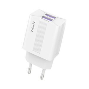 Adaptor Travel Charger V-GeN VTC2-16 VTC2-21 VTC2-25 VTC2-27 Dual Port USB 2.1A FREE Cable MicroUSB