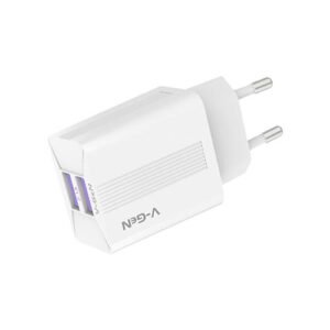 Adaptor Travel Charger V-GeN VTC2-16 VTC2-21 VTC2-25 VTC2-27 Dual Port USB 2.1A FREE Cable MicroUSB