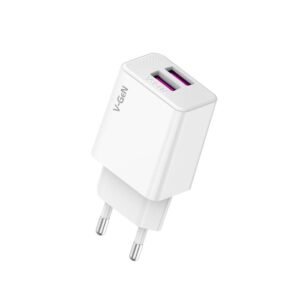 Adaptor Travel Charger V-GeN VTC2-17 VTC2-22 VTC2-26 VTC2-28 Dual Port USB 2.4A FREE Cable MicroUSB