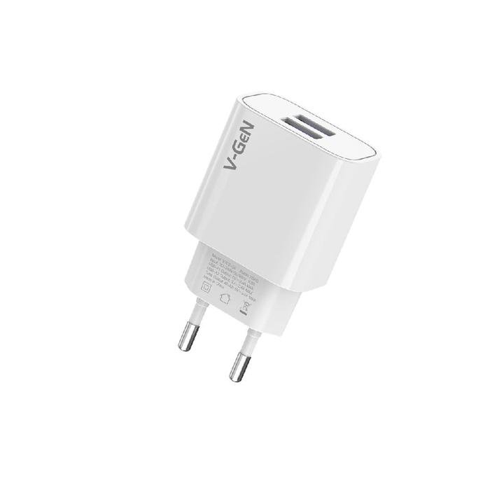 Adaptor Travel Charger V-GeN VTC2-34 2.4A USB 2 Port 1 Toples isi 20 pcs - Gambar 3