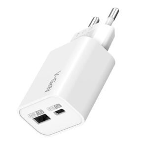 Adaptor Travel Charger V-GeN VTC2-36 20W VTC2-37 30W Super Fast Charging PD Type C USB A FREE Cable C to C
